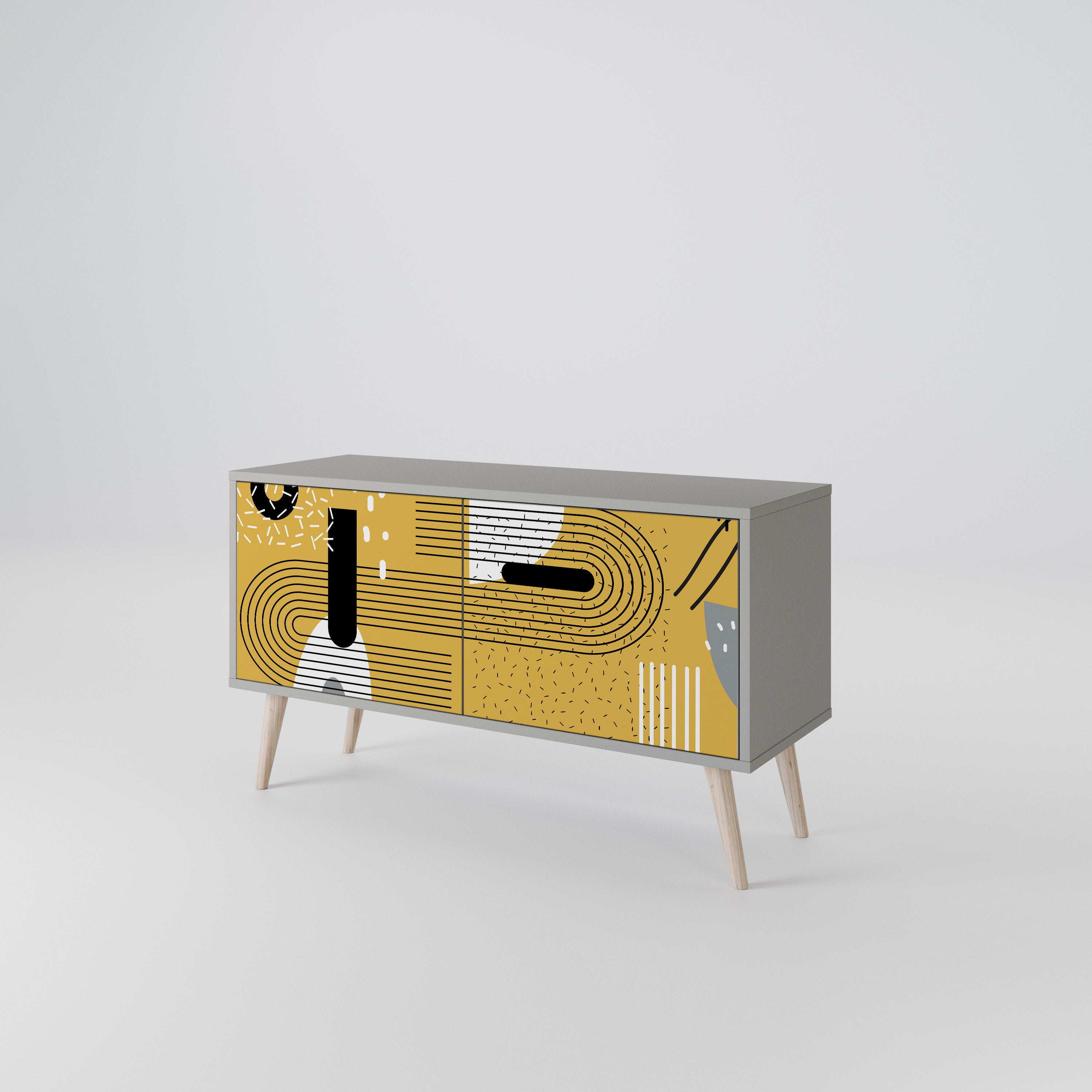 SHAPESHIFT SYMPHONY Compact 2-Door TV Cabinet