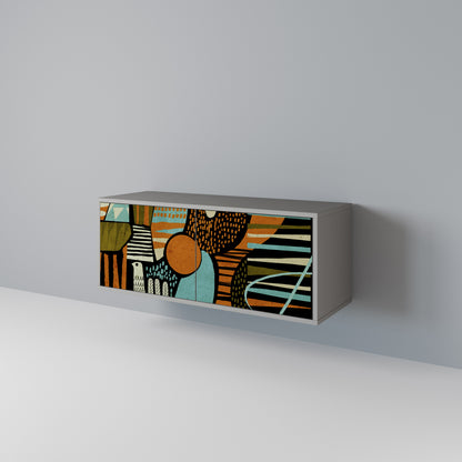 GEODE GLIMMER Kompaktes 2-türiges TV-Lowboard