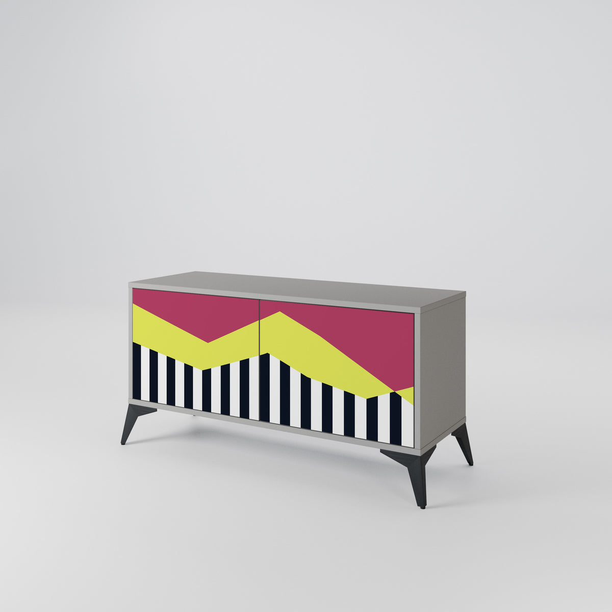 PIANO FANTASY Kompaktes 2-türiges TV-Lowboard