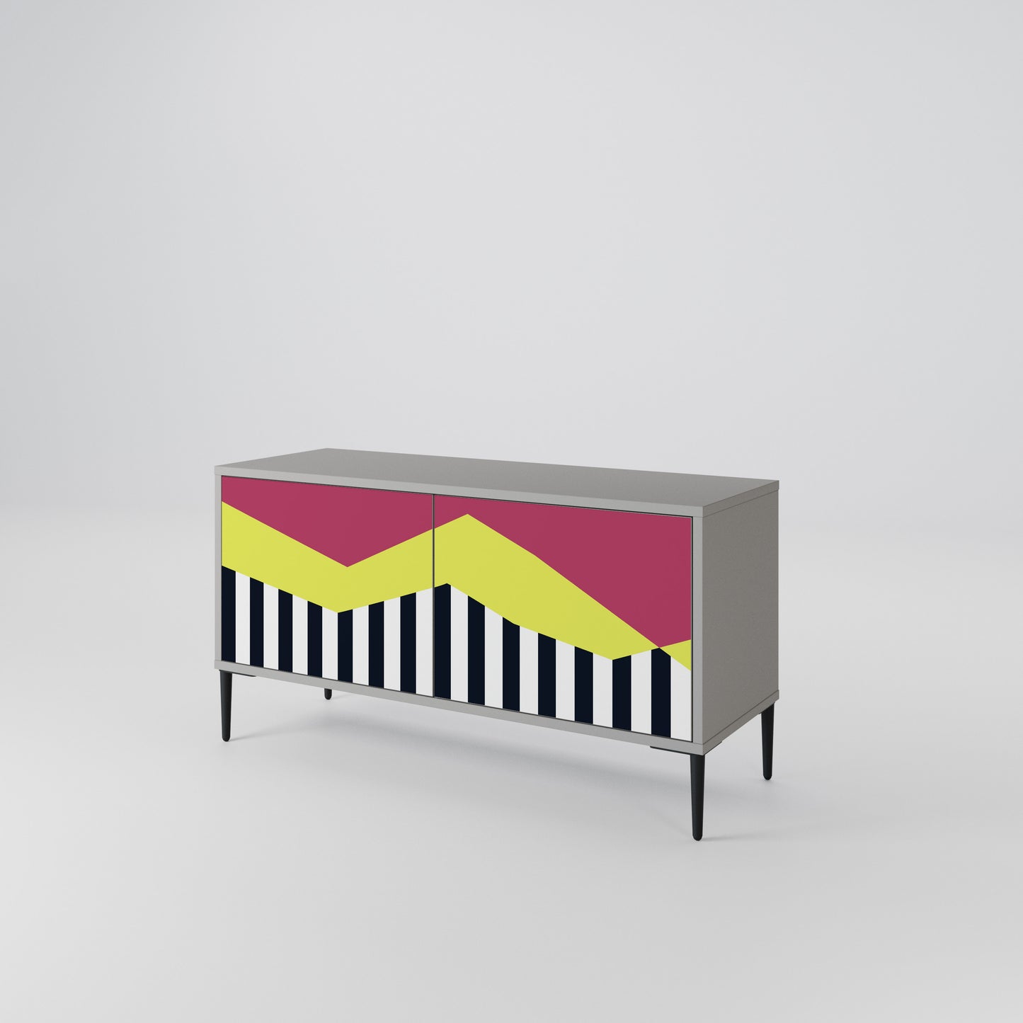 PIANO FANTASY Kompaktes 2-türiges TV-Lowboard
