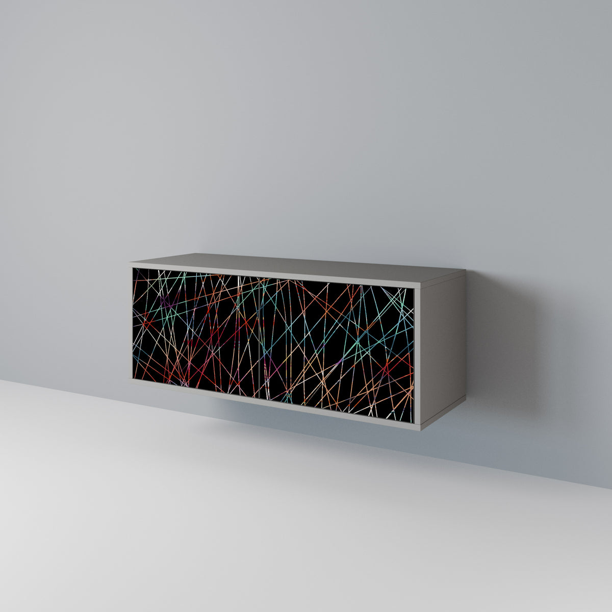 LUMINOUS SNARE Kompaktes 2-türiges TV-Lowboard