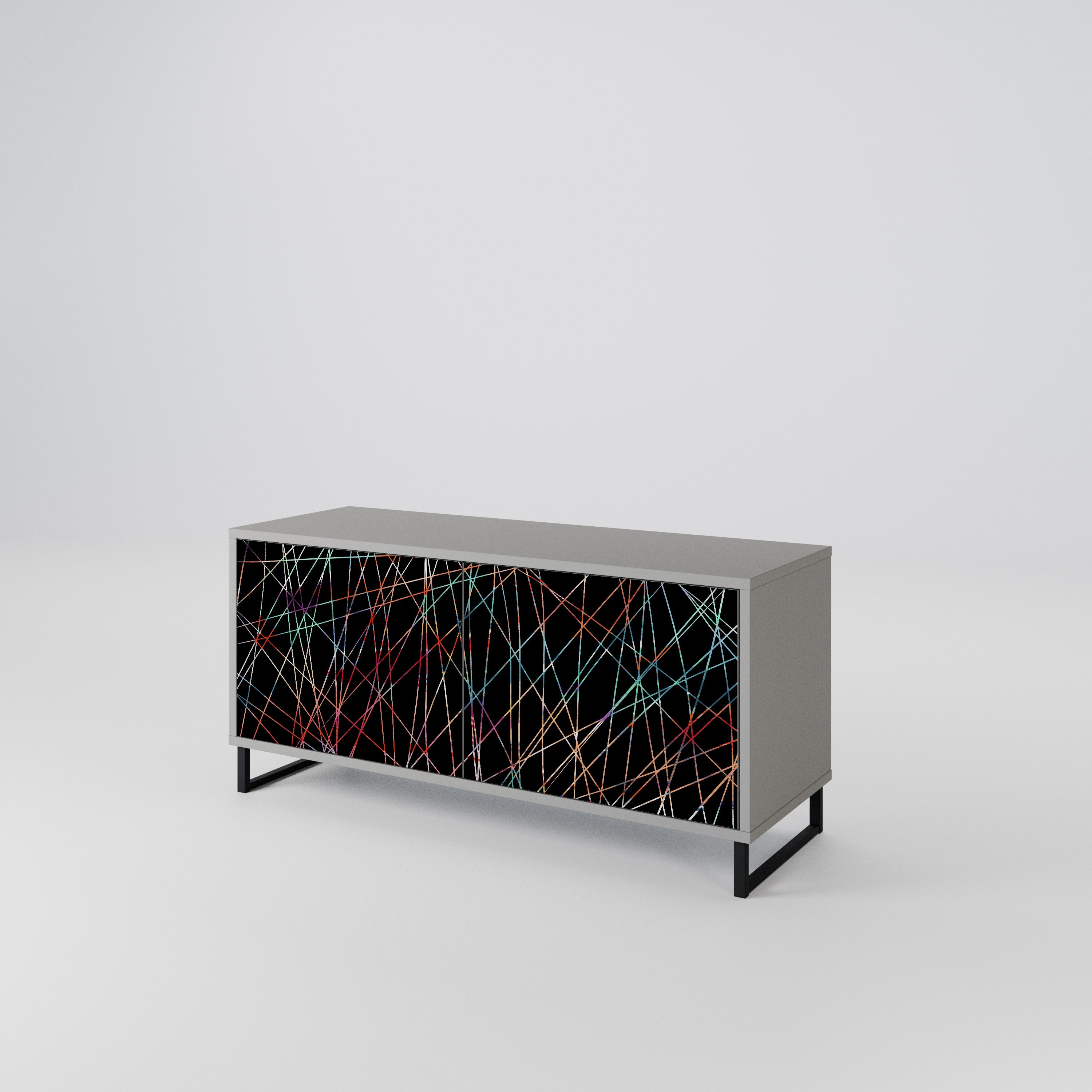 LUMINOUS SNARE Compact 2-Door TV Cabinet