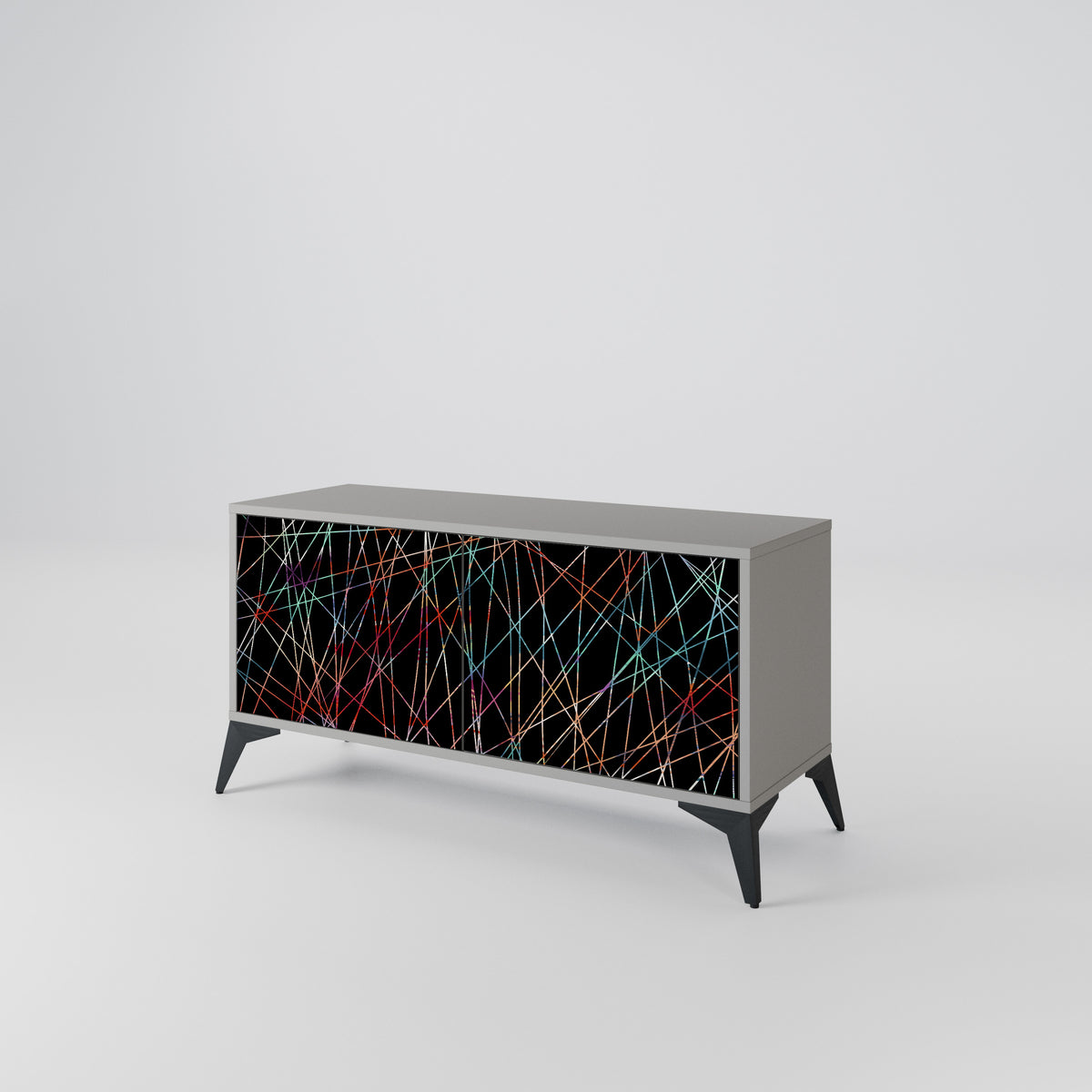 LUMINOUS SNARE Kompaktes 2-türiges TV-Lowboard