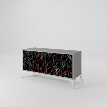 LUMINOUS SNARE Kompaktes 2-türiges TV-Lowboard