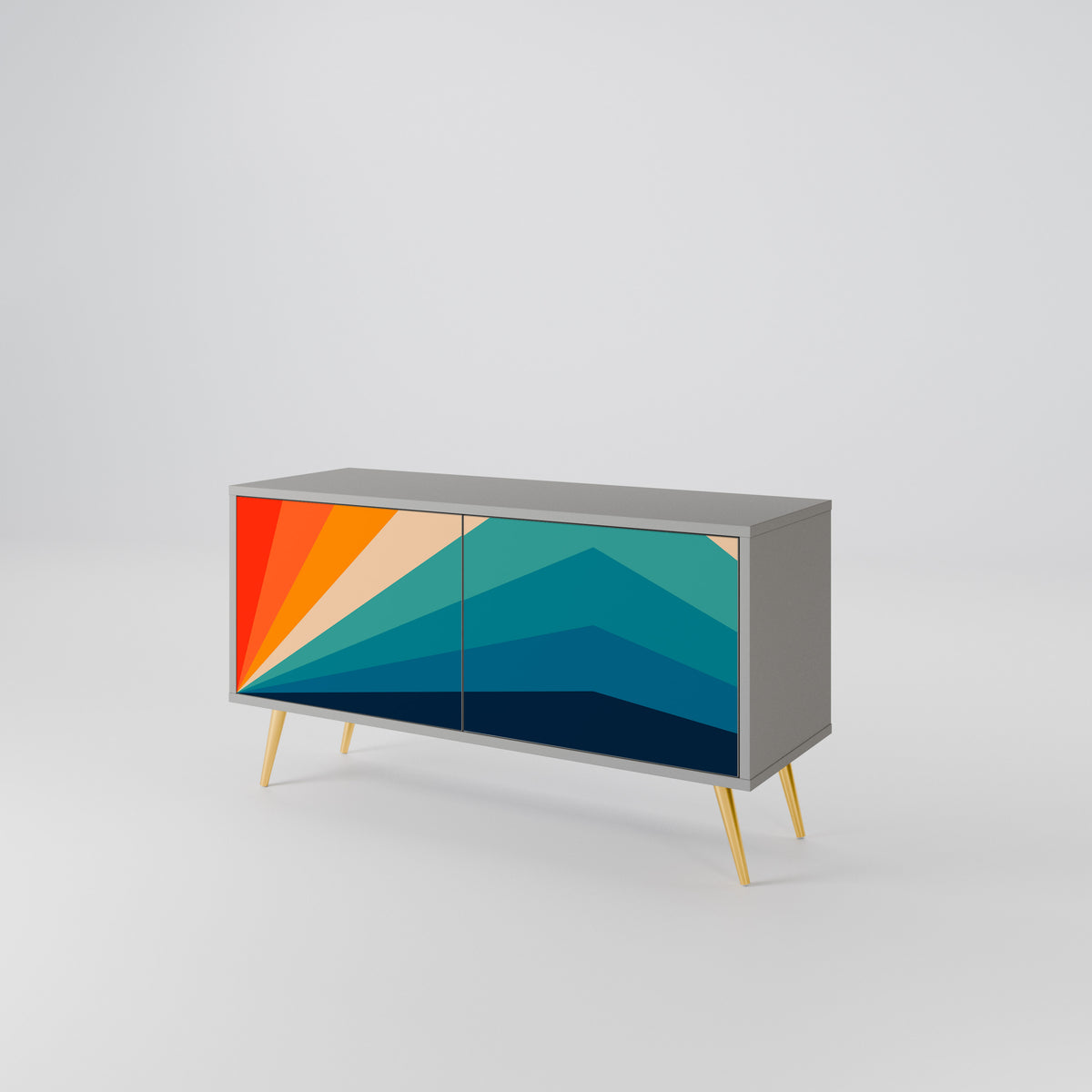 PRISM CONCUSSION Kompaktes 2-türiges TV-Lowboard