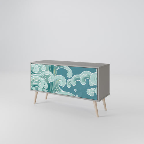 ASIAN SWAY Kompaktes 2-türiges TV-Lowboard