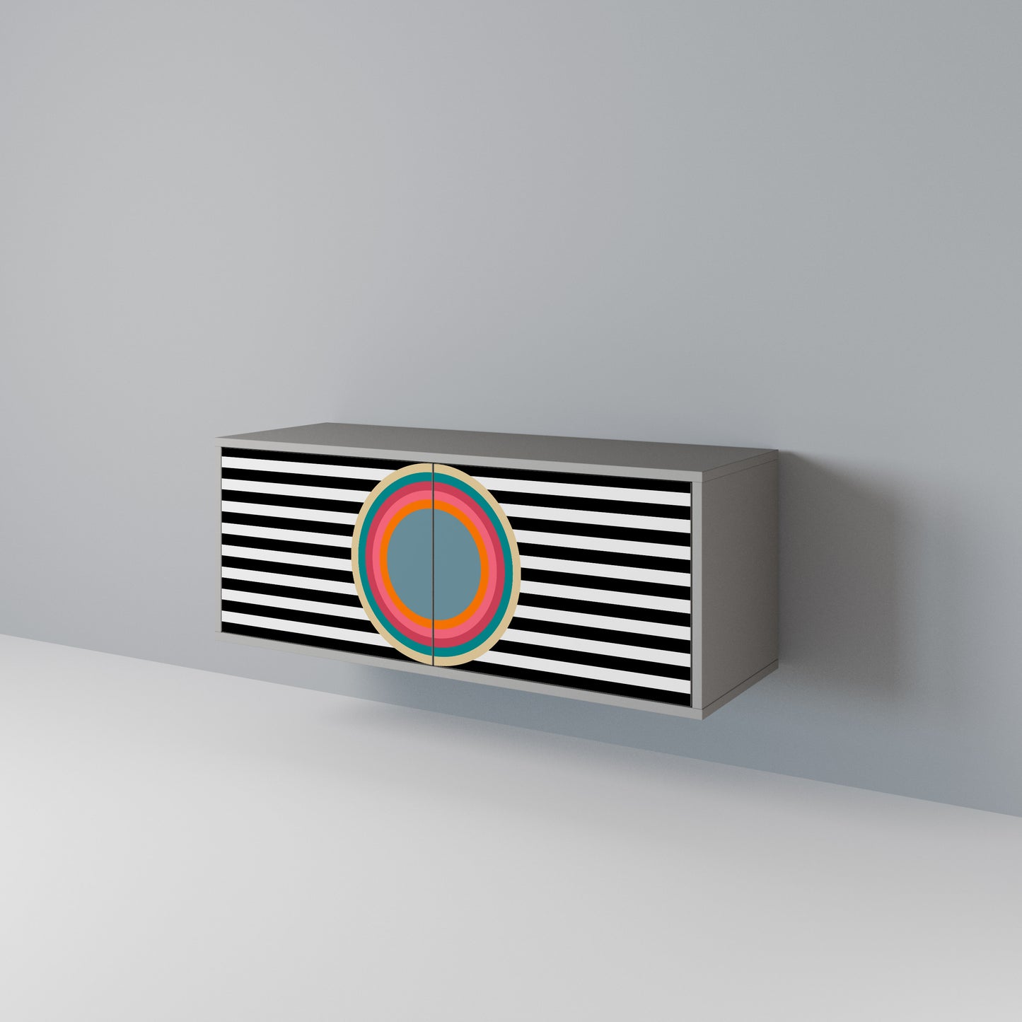 SPECTRA SHOWCASE Kompaktes 2-türiges TV-Lowboard