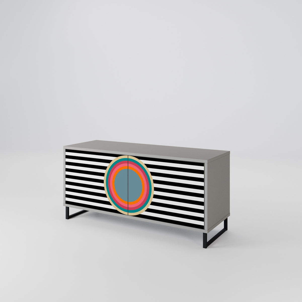 SPECTRA SHOWCASE Kompaktes 2-türiges TV-Lowboard