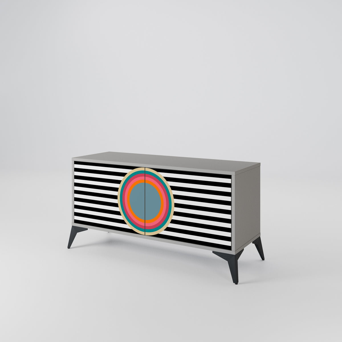 SPECTRA SHOWCASE Kompaktes 2-türiges TV-Lowboard