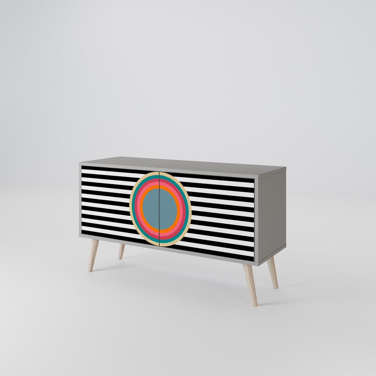 SPECTRA SHOWCASE Kompaktes 2-türiges TV-Lowboard