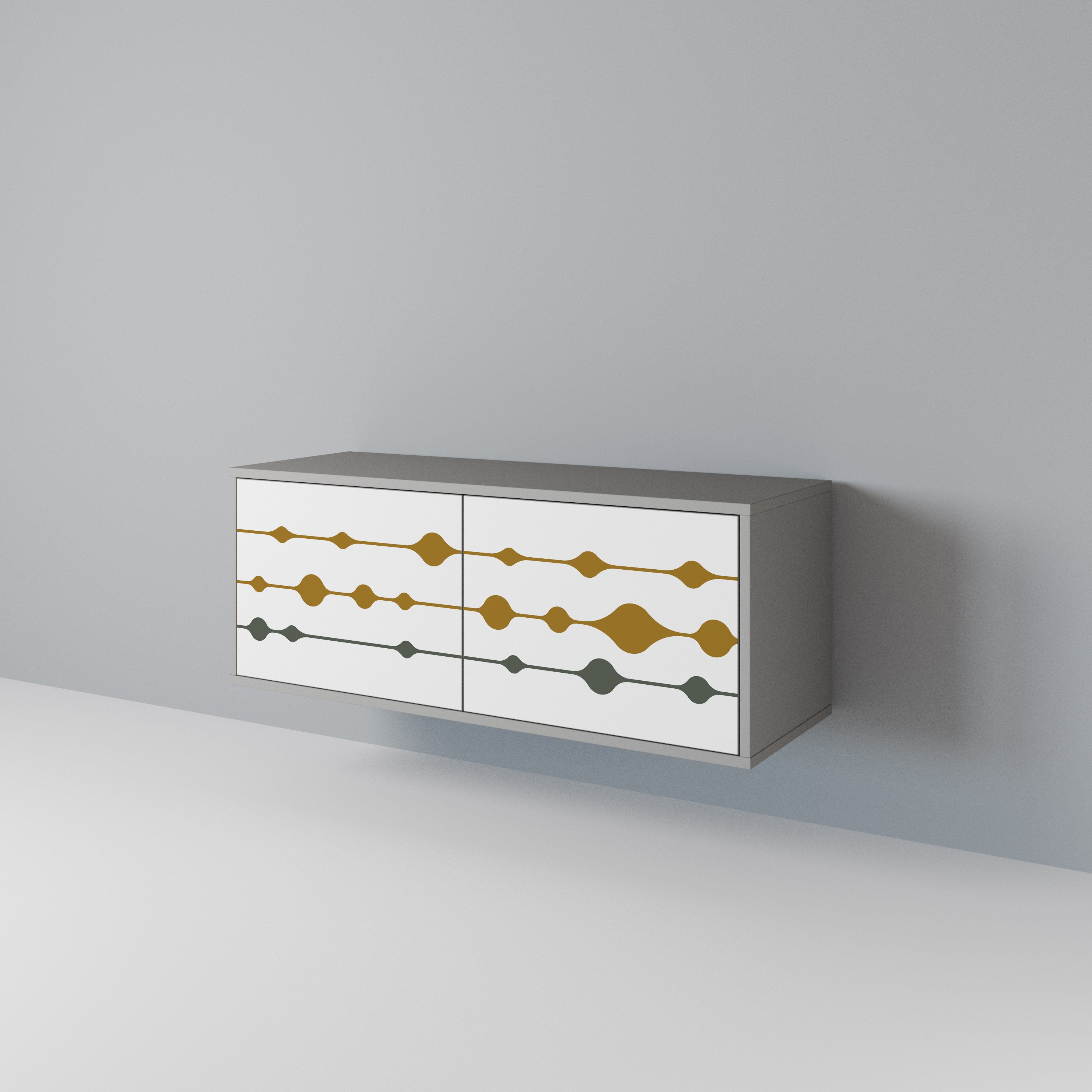 VIVID TONE Compact 2-Door TV Cabinet