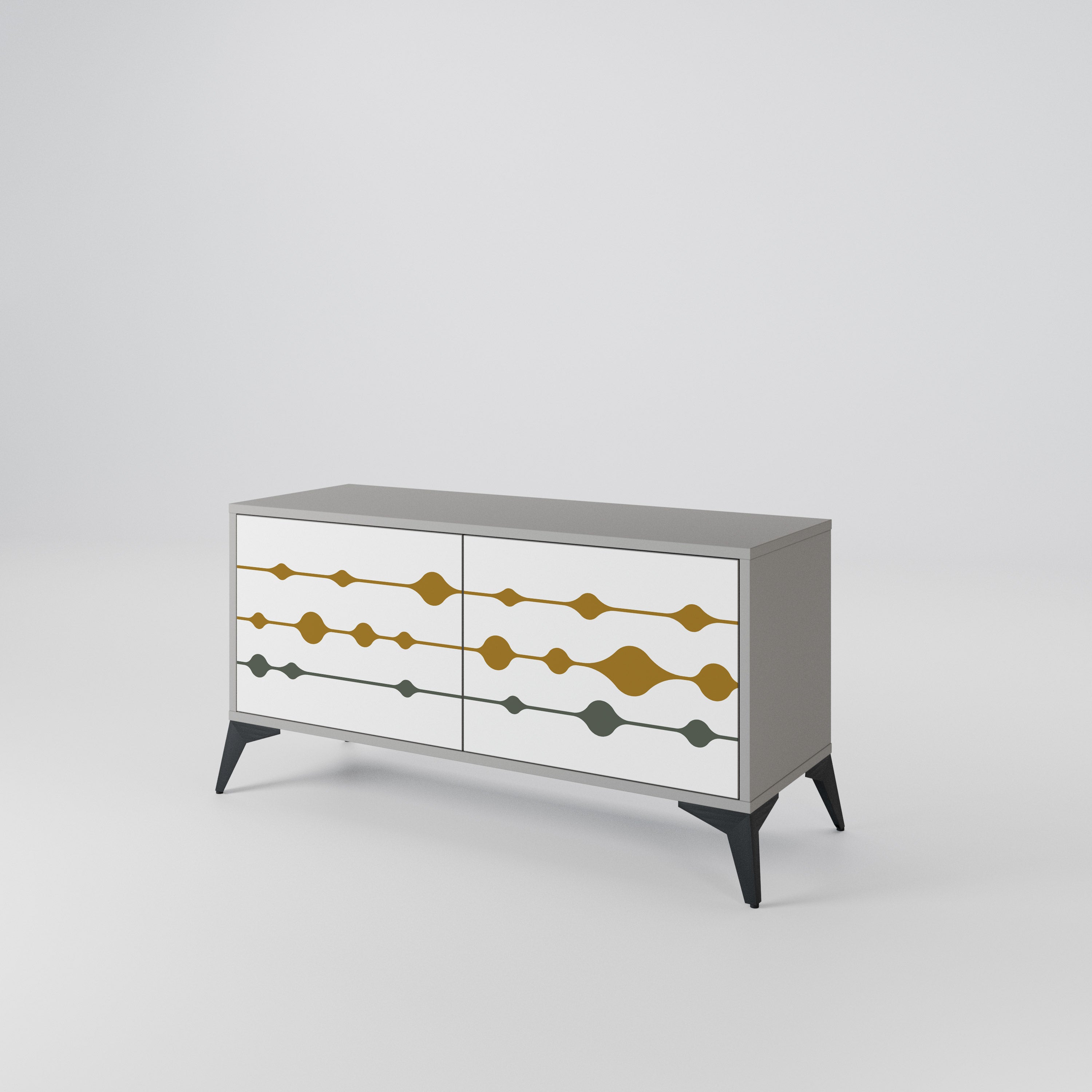 VIVID TONE Compact 2-Door TV Cabinet