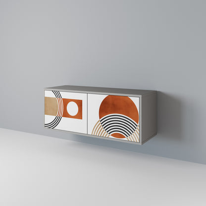 CIRCLE RHYTM Kompaktes 2-türiges TV-Lowboard