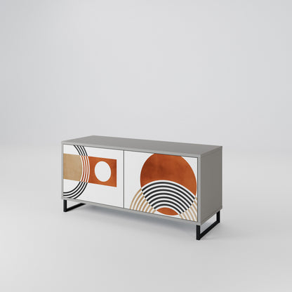 CIRCLE RHYTM Kompaktes 2-türiges TV-Lowboard
