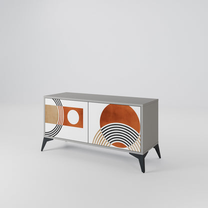 CIRCLE RHYTM Kompaktes 2-türiges TV-Lowboard
