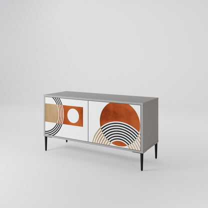 CIRCLE RHYTM Kompaktes 2-türiges TV-Lowboard