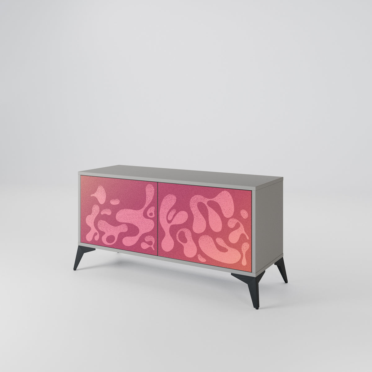 IRREGULAR PINK Kompaktes 2-türiges TV-Lowboard
