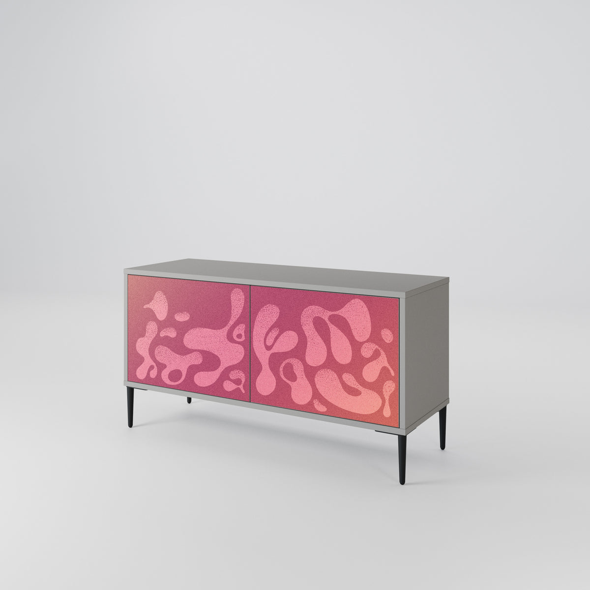 IRREGULAR PINK Kompaktes 2-türiges TV-Lowboard
