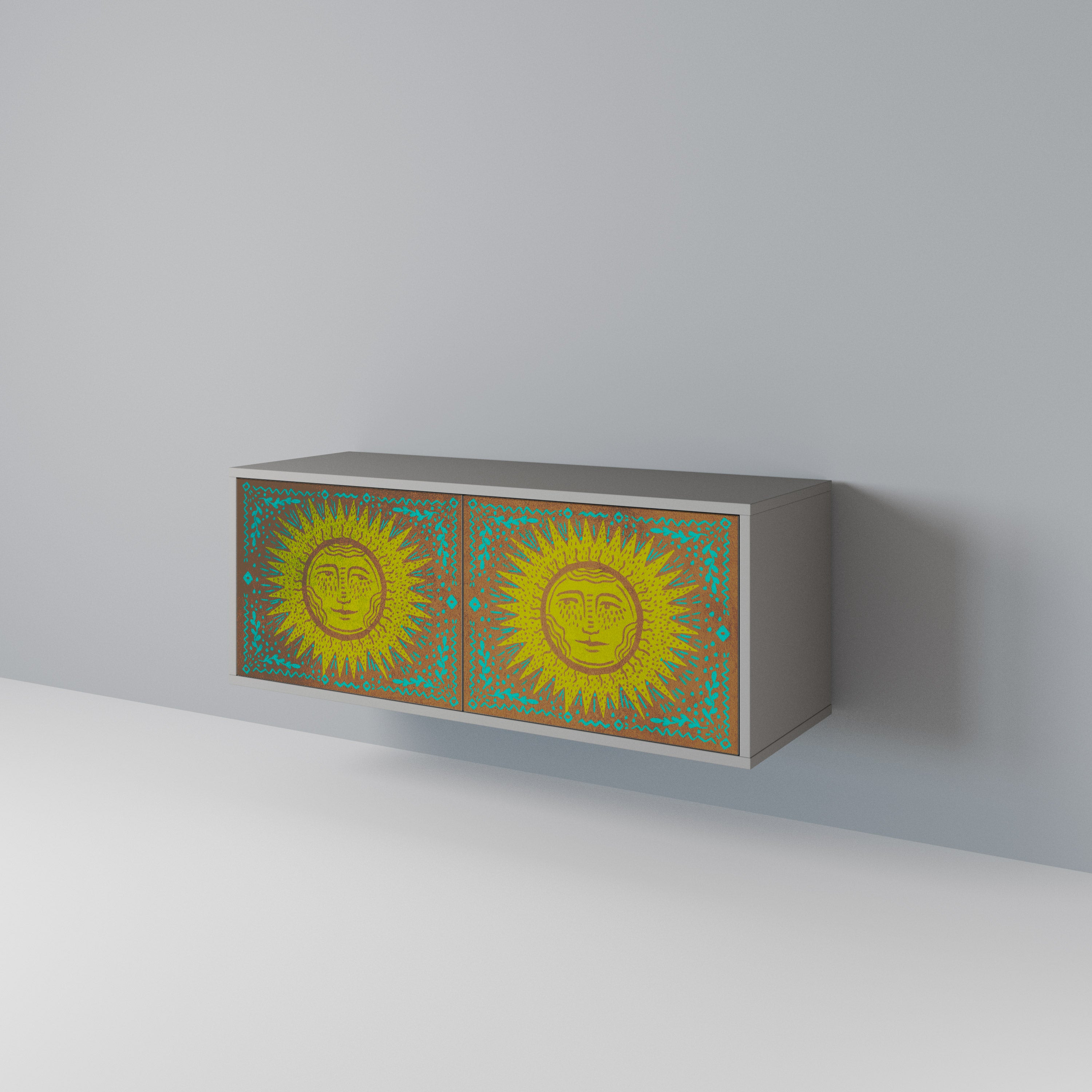 SUNSHINE EULOGY Compact 2-Door TV Cabinet