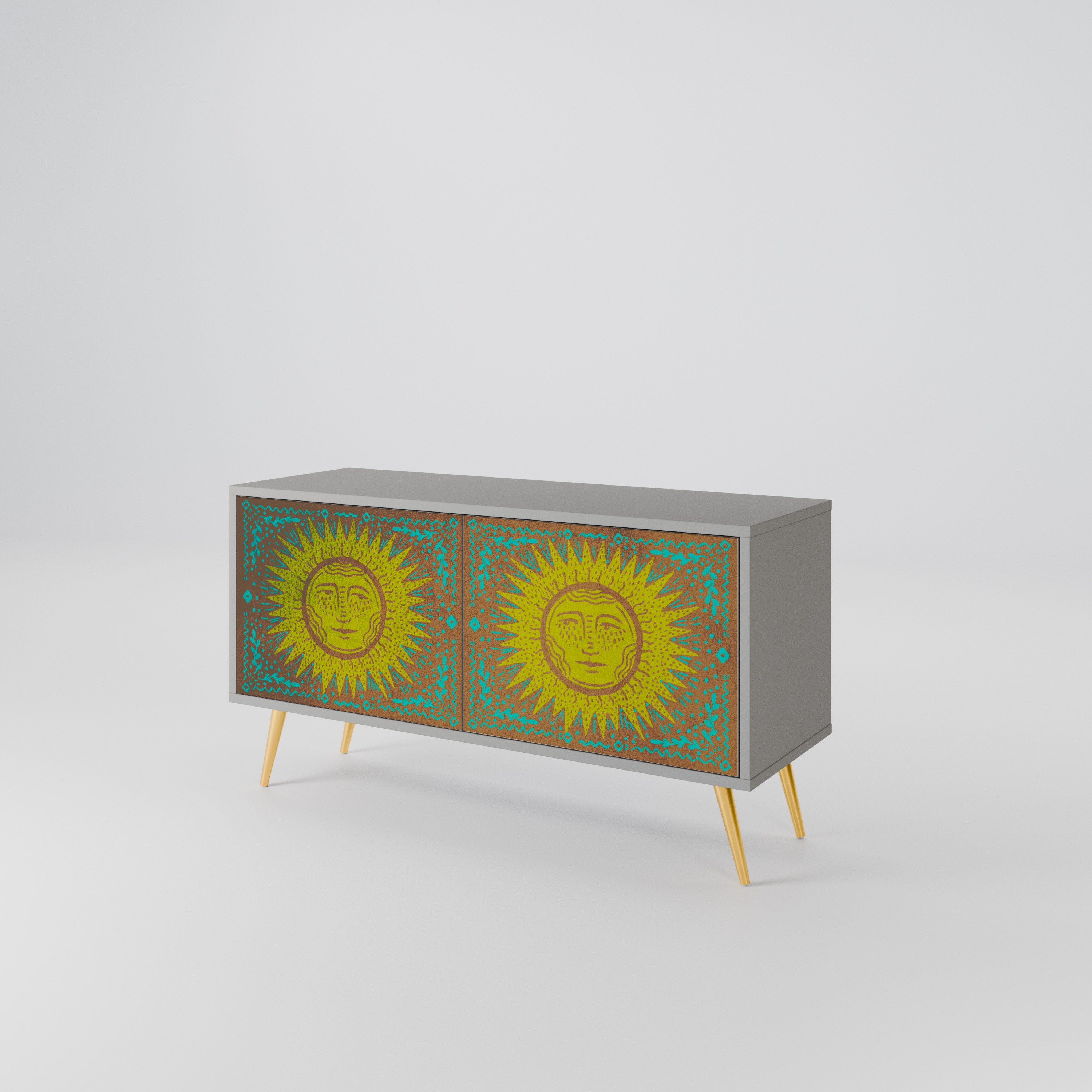 SUNSHINE EULOGY Compact 2-Door TV Cabinet