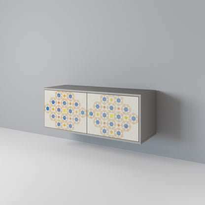 PATTERNED PRISM Kompaktes 2-türiges TV-Lowboard