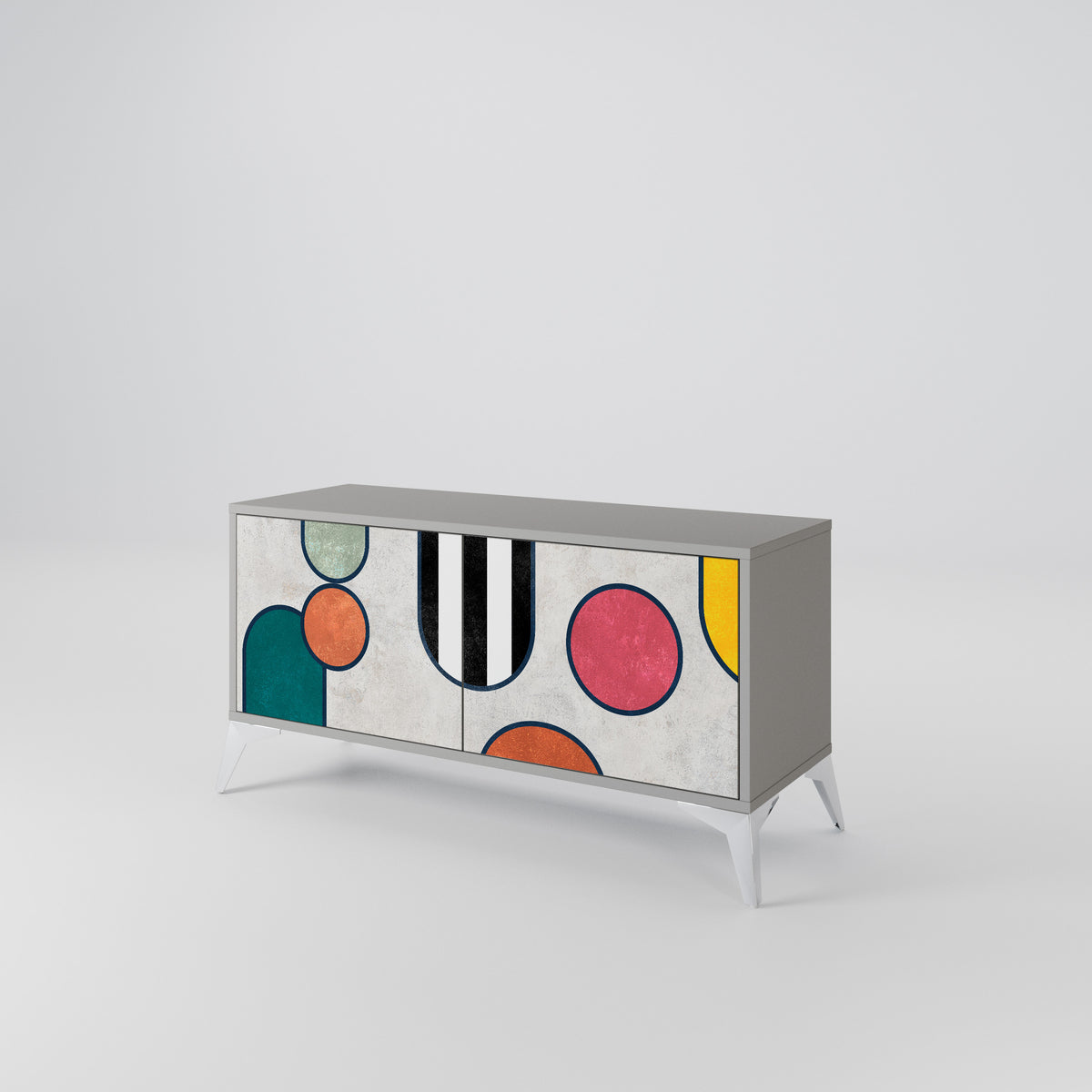COOL STORY Compact 2-Door TV Cabinet