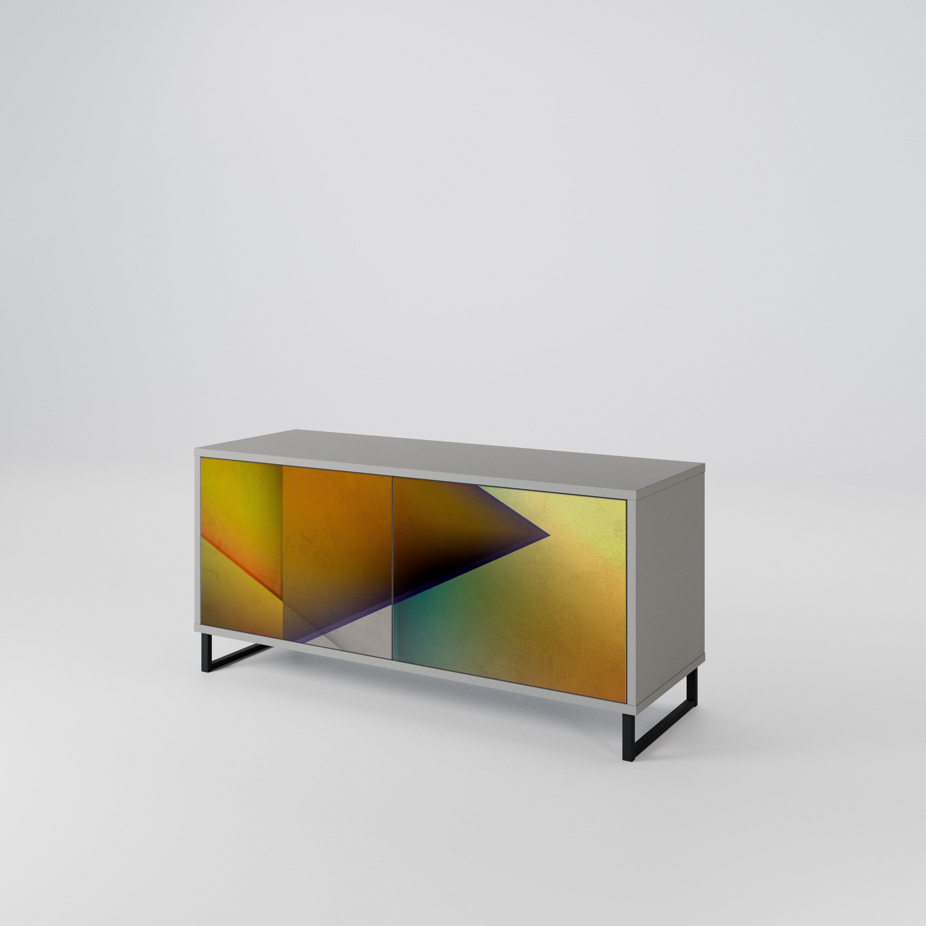 PIERCING SHARPNESS Compact 2-Door TV Cabinet