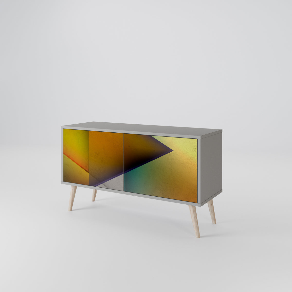 PIERCING SHARPNESS Compact 2-Door TV Cabinet