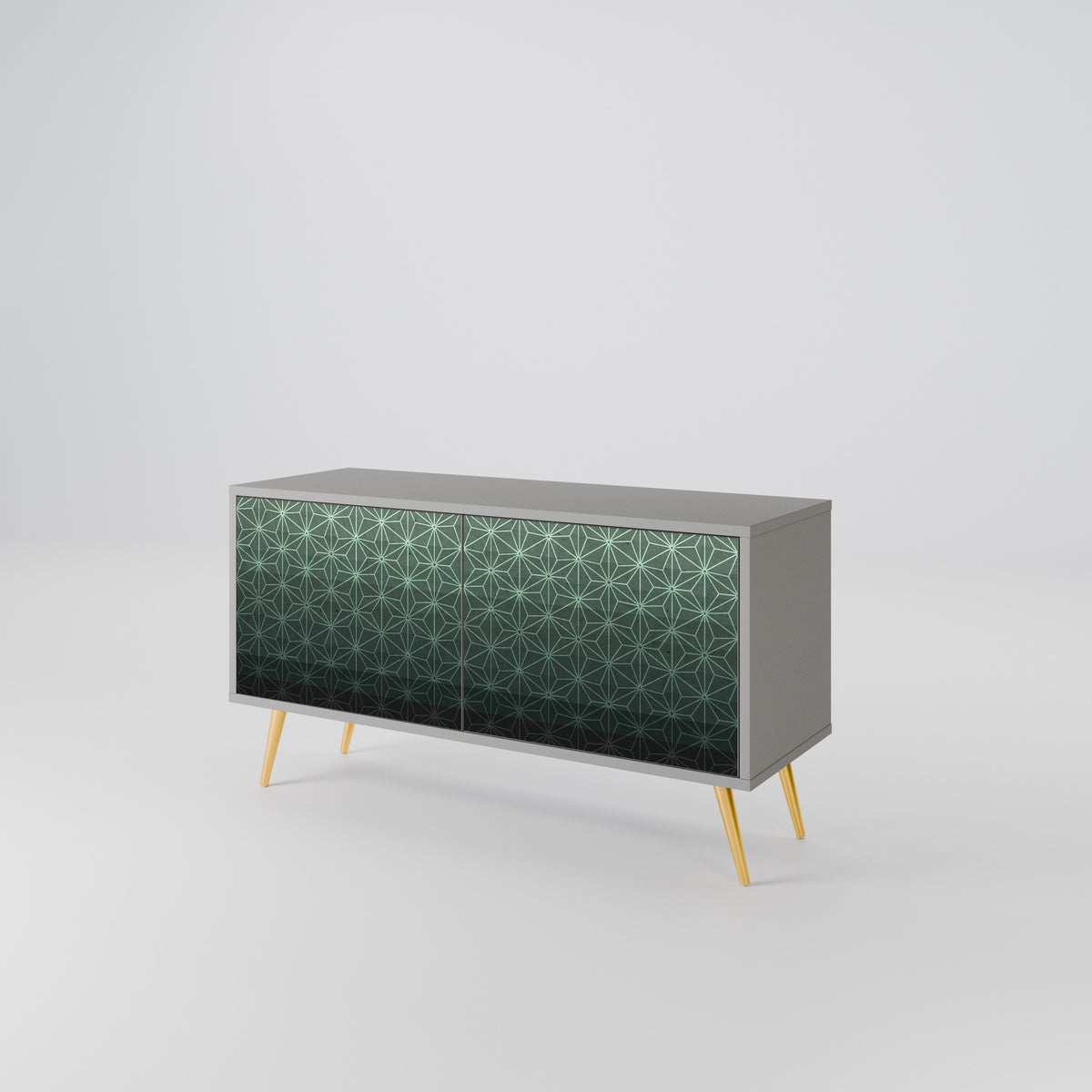 ORNAMENTAL GLIMMER Compact 2-Door TV Cabinet