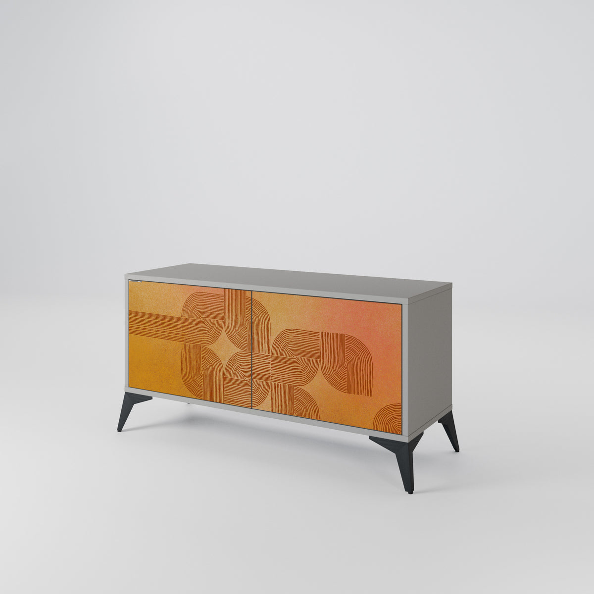 STRENGTHENING RELATION Compact 2-Door TV Cabinet
