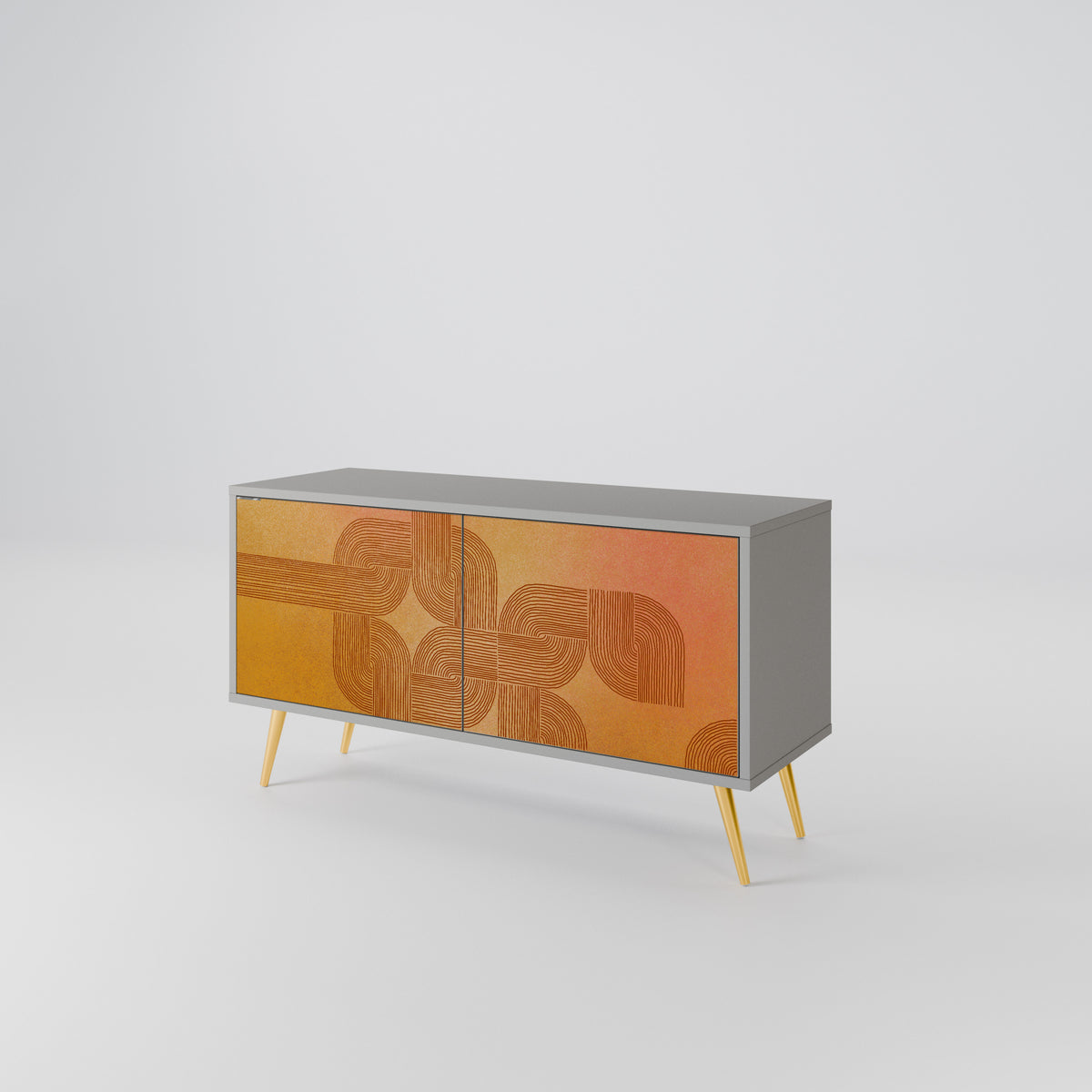 STRENGTHENING RELATION Compact 2-Door TV Cabinet