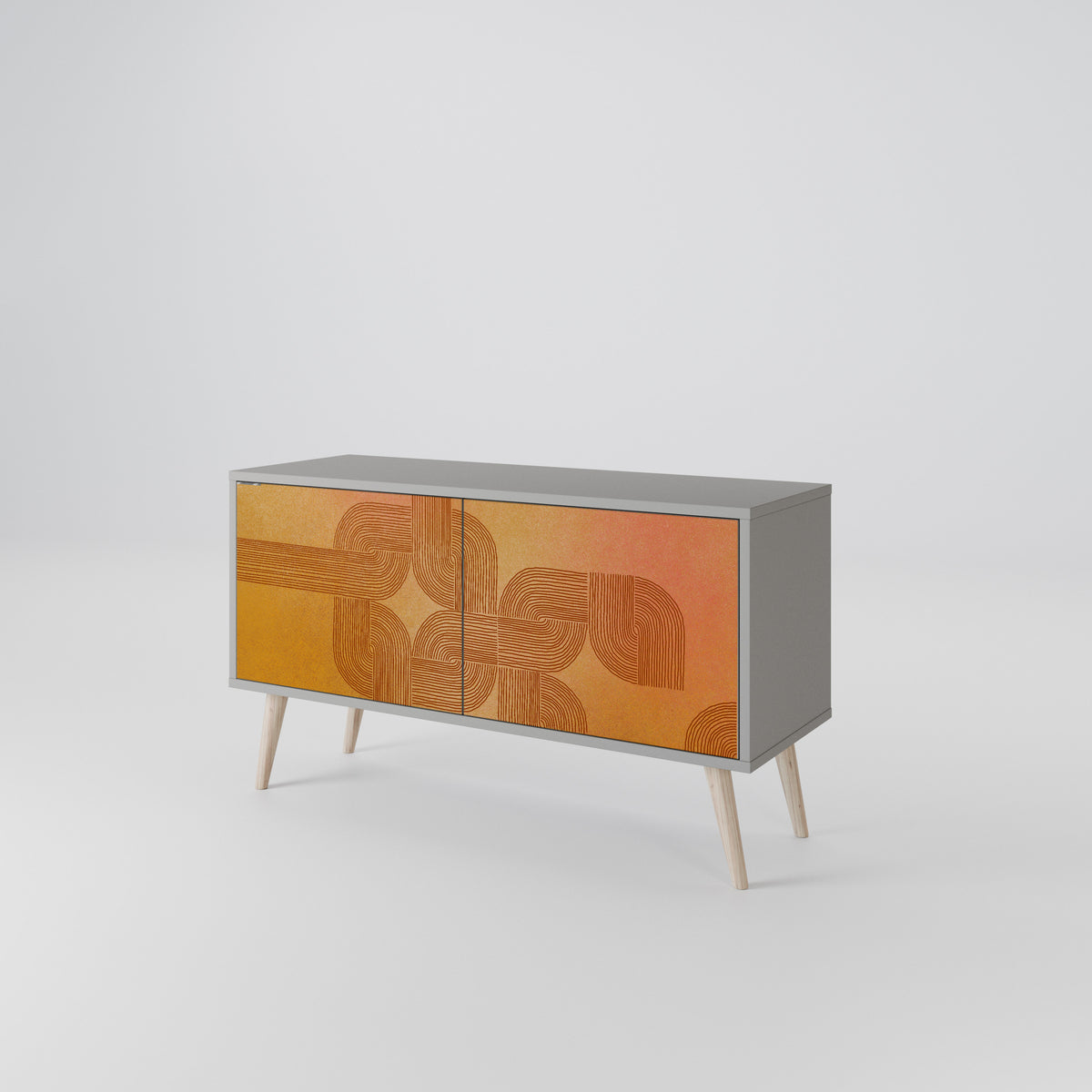 STRENGTHENING RELATION Compact 2-Door TV Cabinet