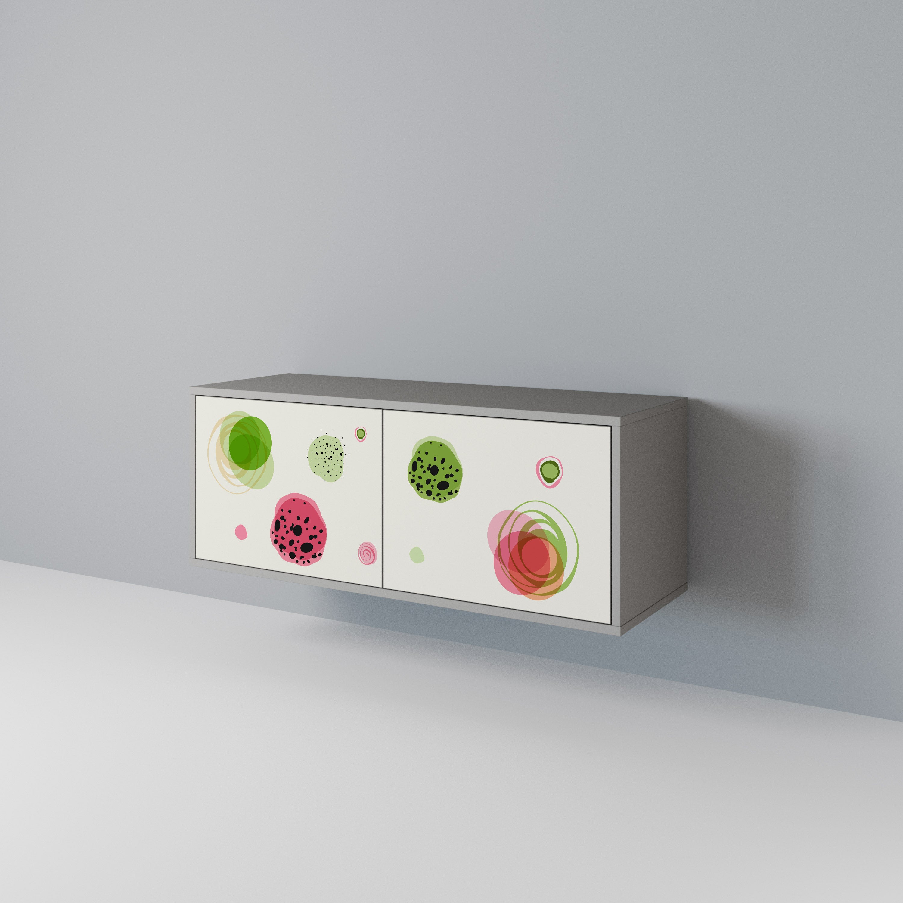 COLORFUL COSMOS Kompaktes 2-türiges TV-Lowboard