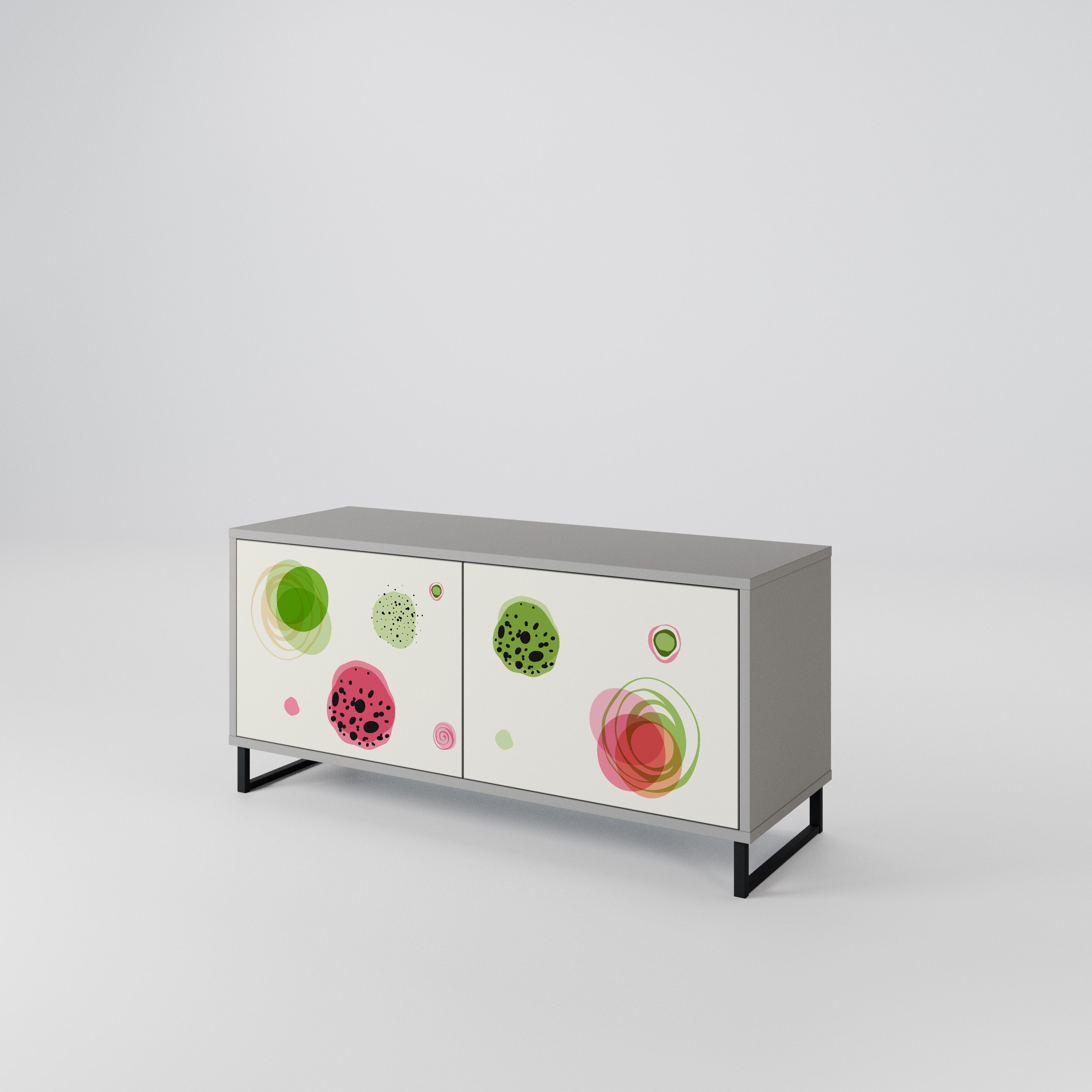 COLORFUL COSMOS Kompaktes 2-türiges TV-Lowboard