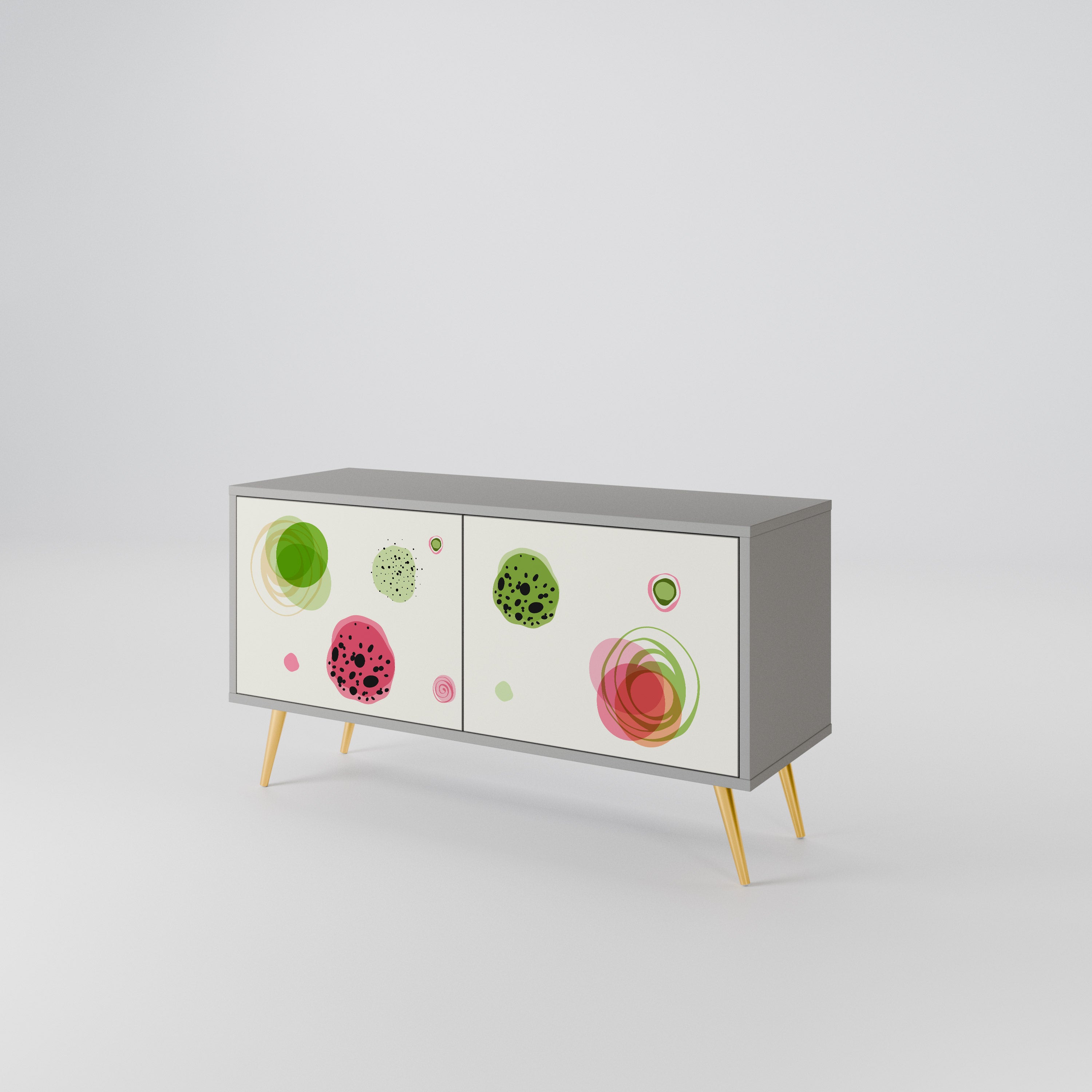 COLORFUL COSMOS Kompaktes 2-türiges TV-Lowboard