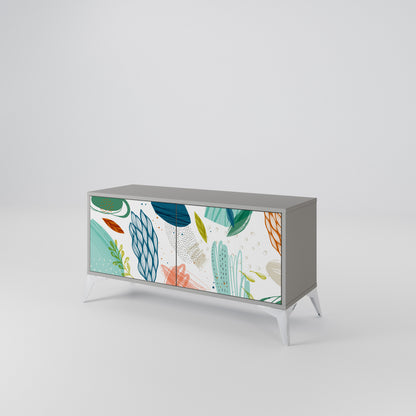 BOTANICAL HURRICANE Kompaktes 2-türiges TV-Lowboard