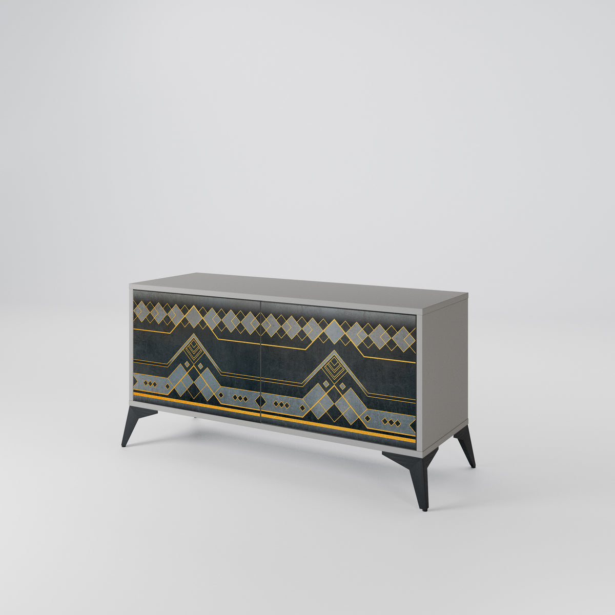 ROYAL ORDINARINESS Compact 2-Door TV Cabinet