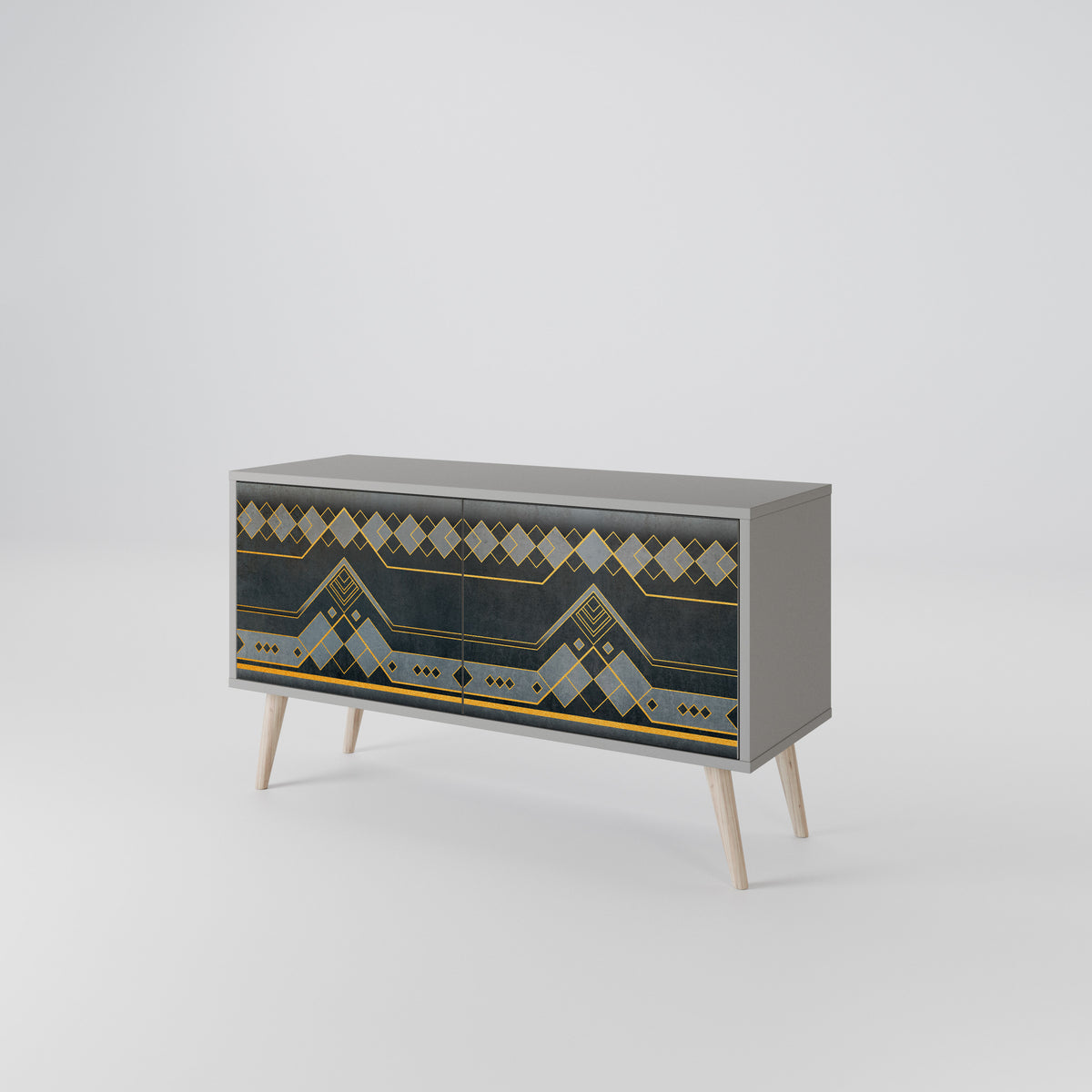 ROYAL ORDINARINESS Compact 2-Door TV Cabinet