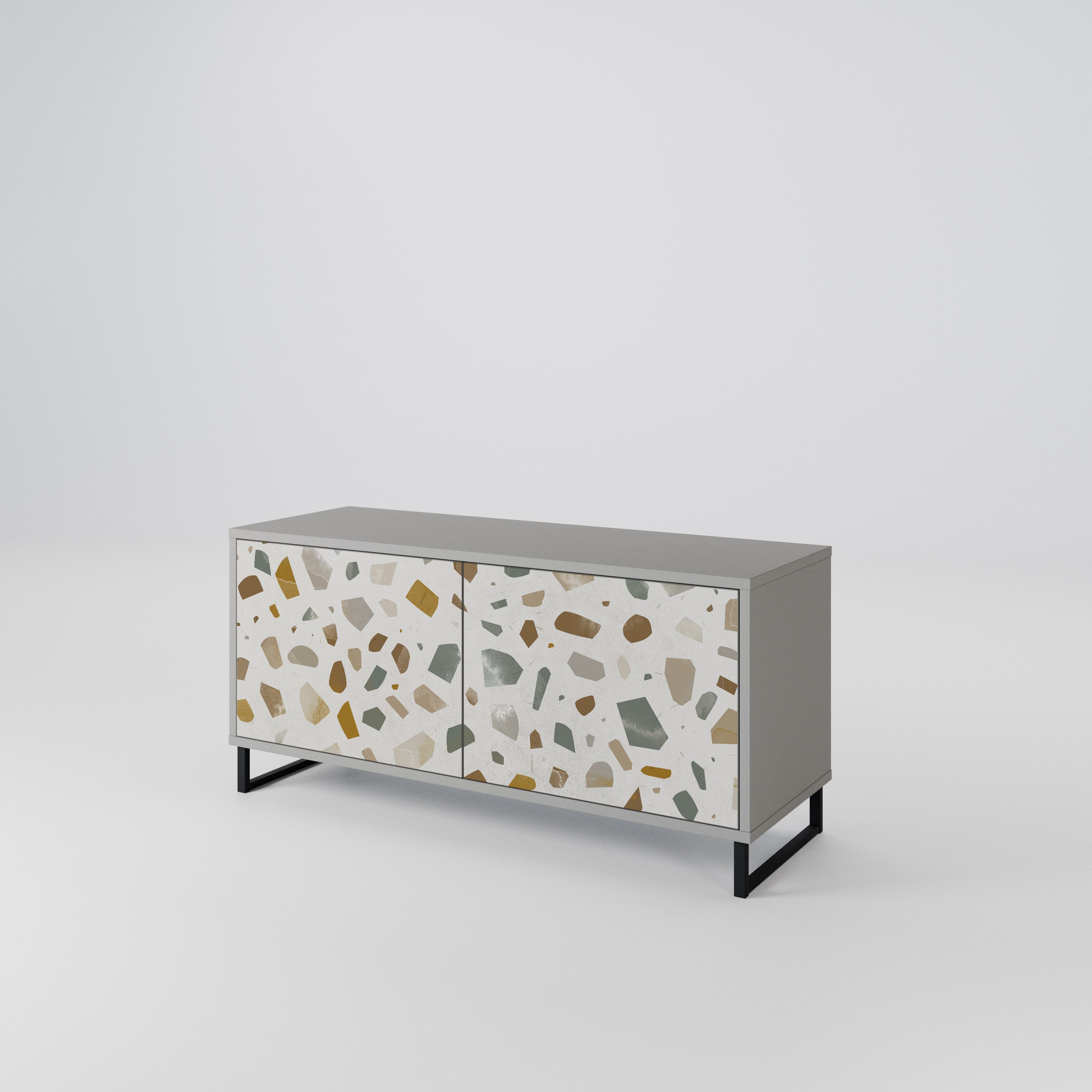 PIECES OF TOMORROW Kompaktes 2-türiges TV-Lowboard