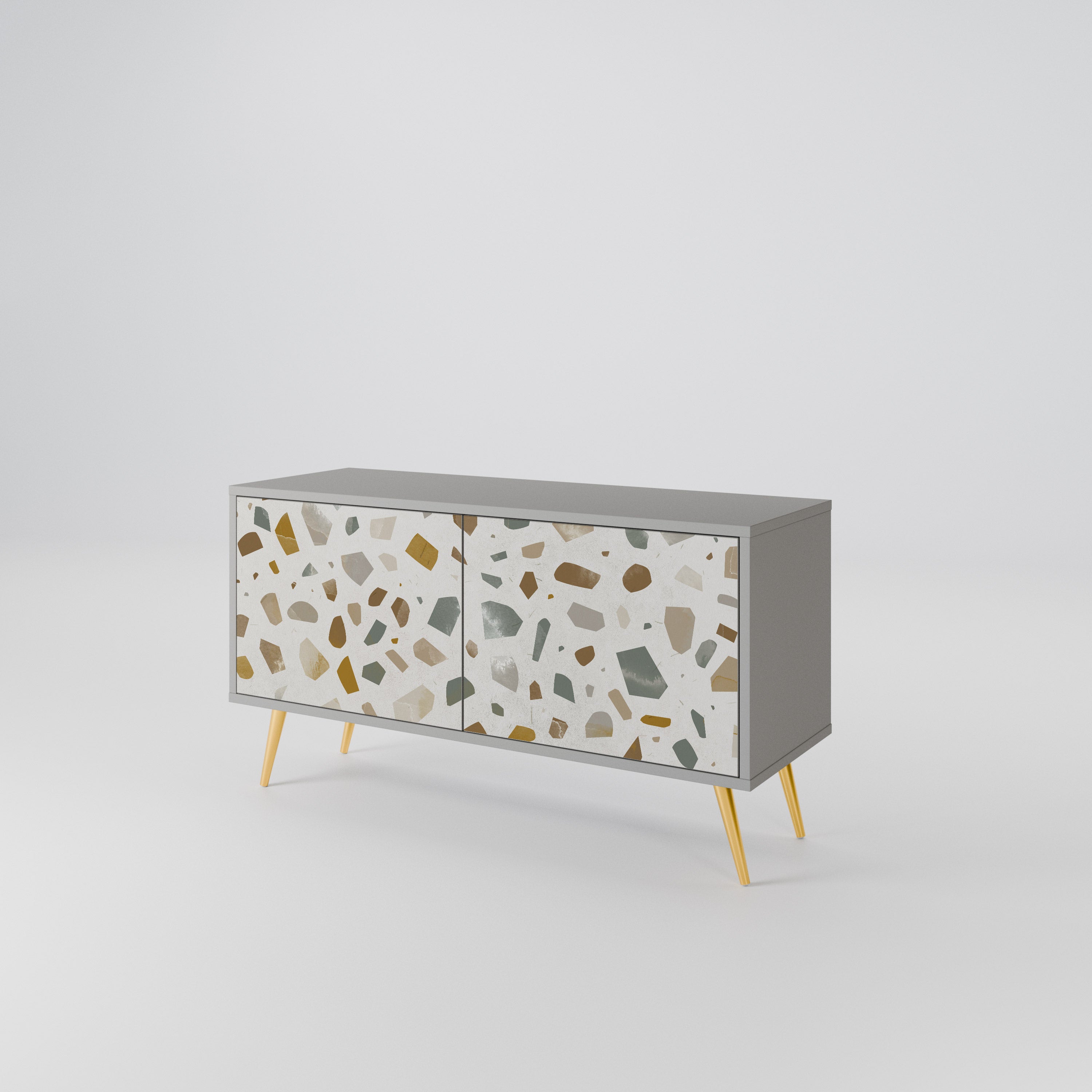 PIECES OF TOMORROW Kompaktes 2-türiges TV-Lowboard