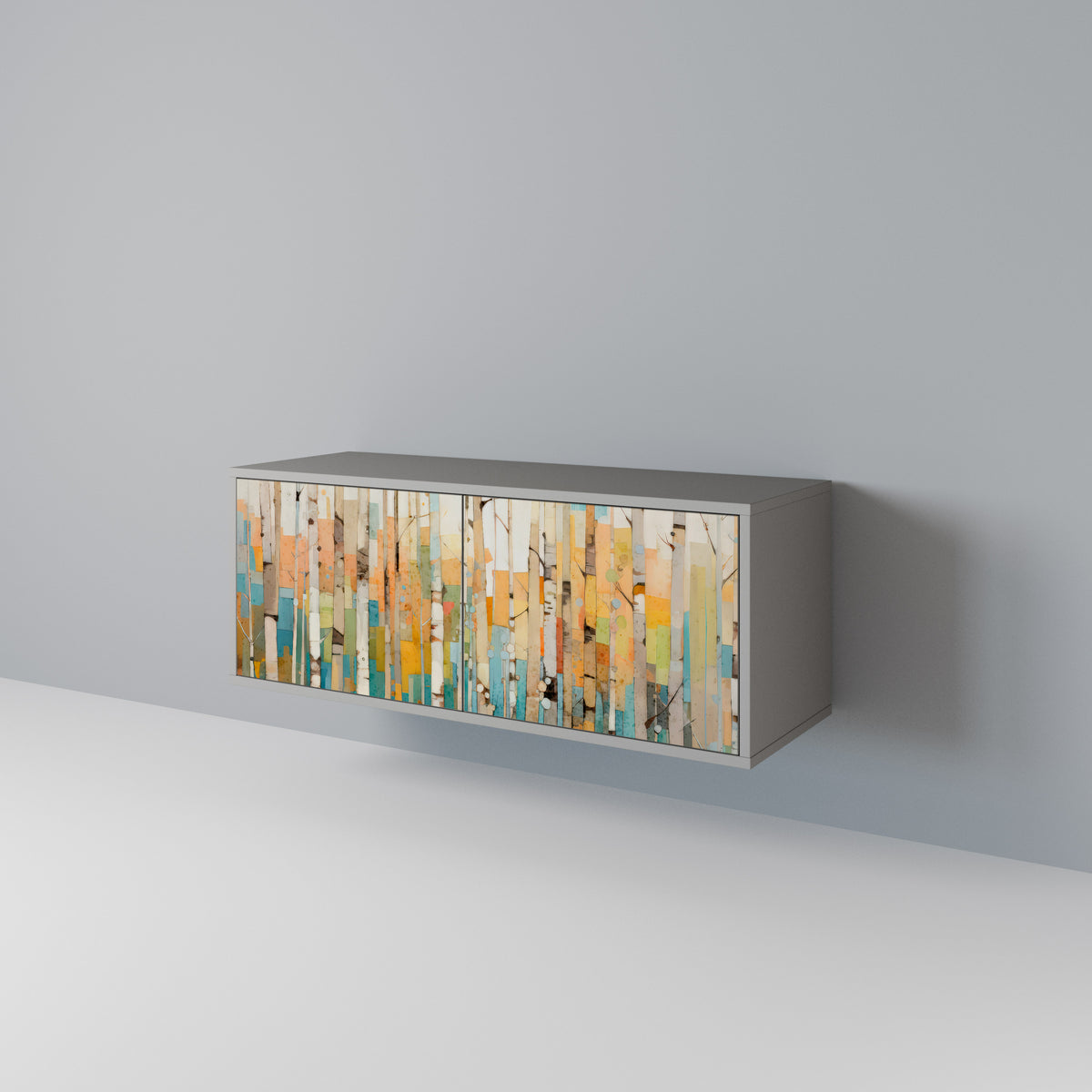 BIRCH KALEIDOSCOPE Compact 2-Door TV Cabinet