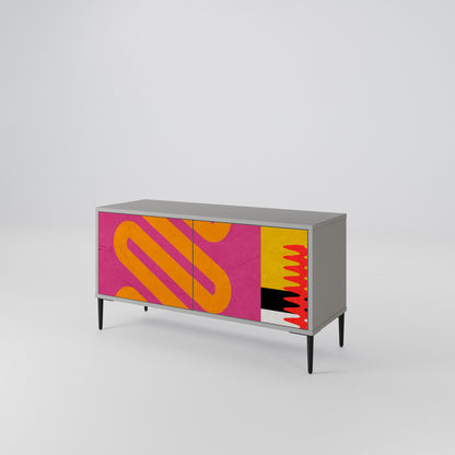 VIVID ART Kompaktes 2-türiges TV-Lowboard