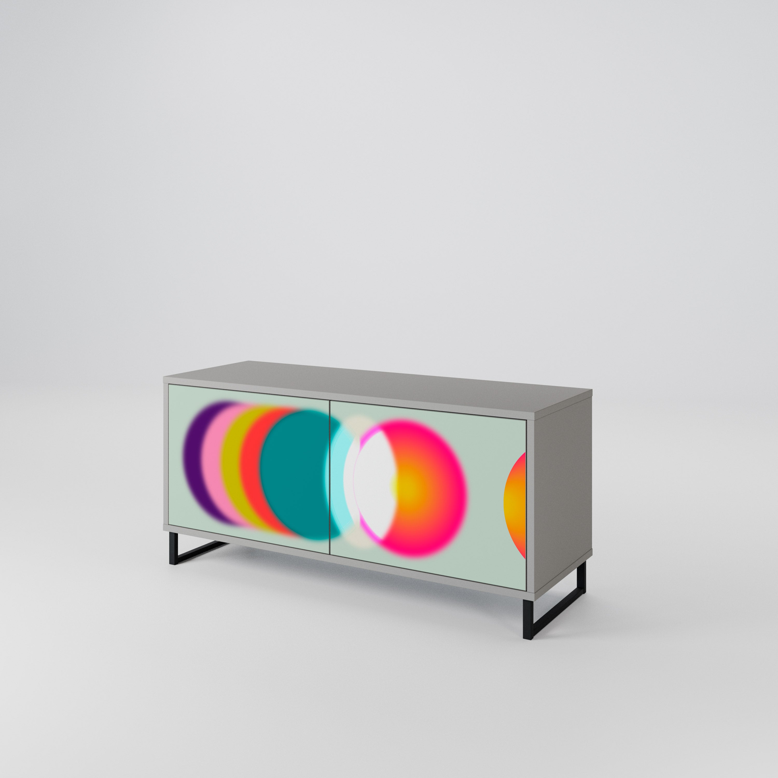 SYMPHONY OF COLORS Compact 2-Door TV Cabinet
