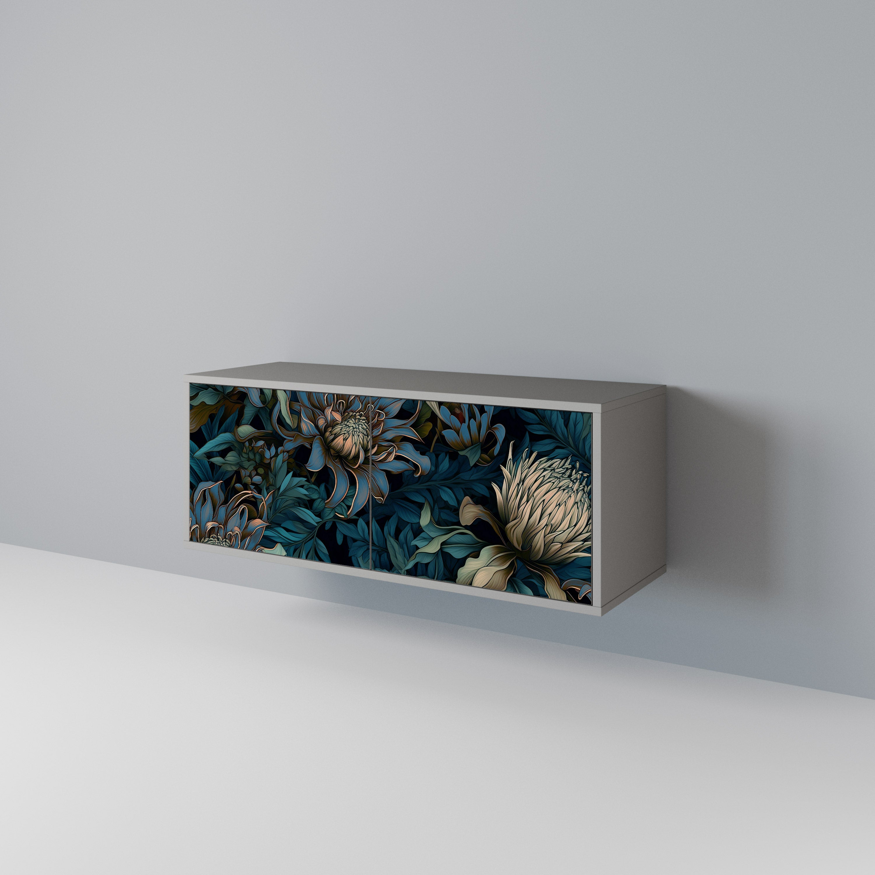 TWILIGHT BLOOM Kompaktes 2-türiges TV-Lowboard