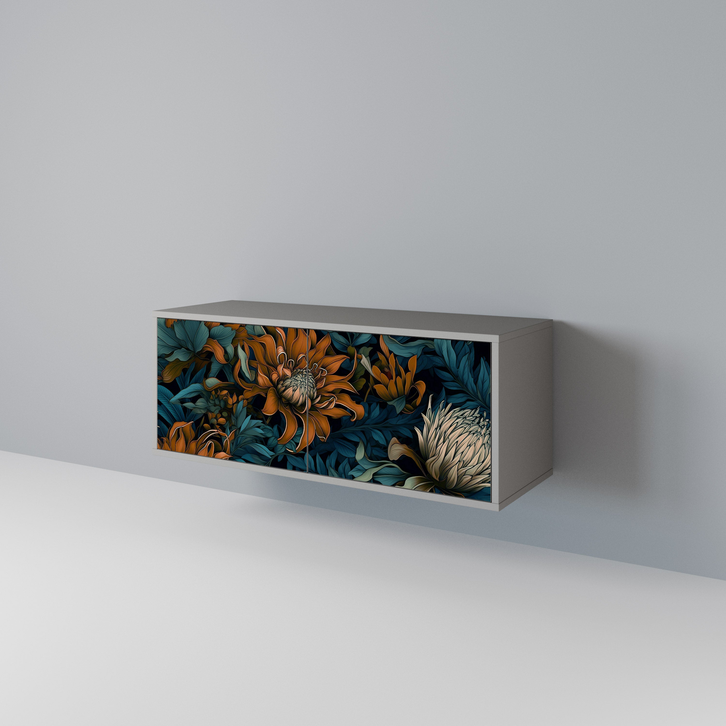 MORNING BLOOM Kompaktes 2-türiges TV-Lowboard