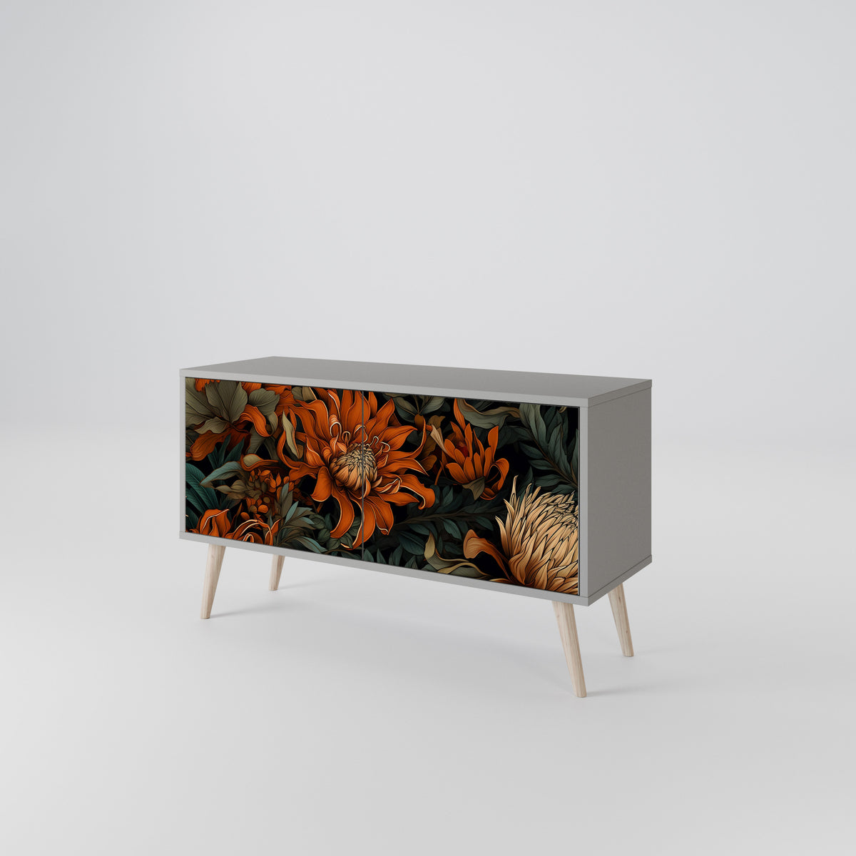 DAWN BLOOM Compact 2-Door TV Cabinet