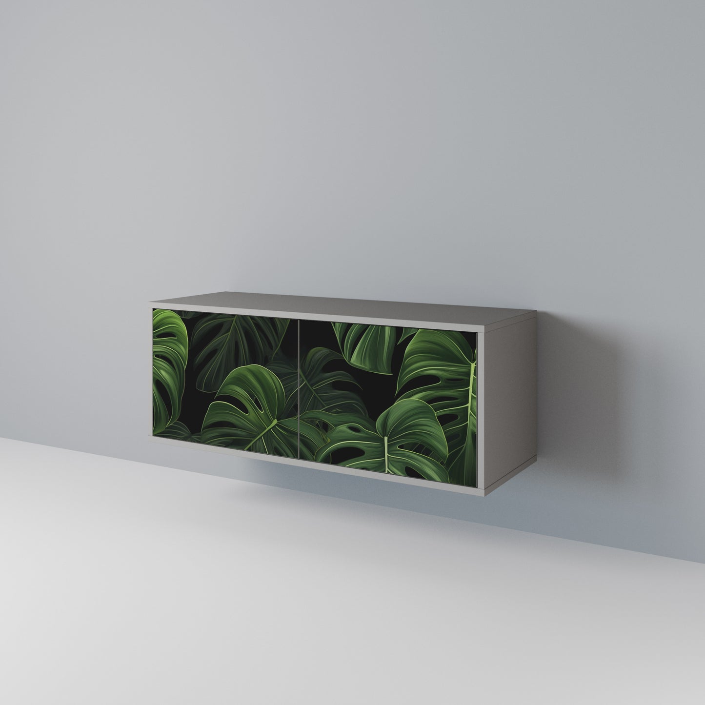 INFINITE MONSTERA Kompaktes 2-türiges TV-Lowboard