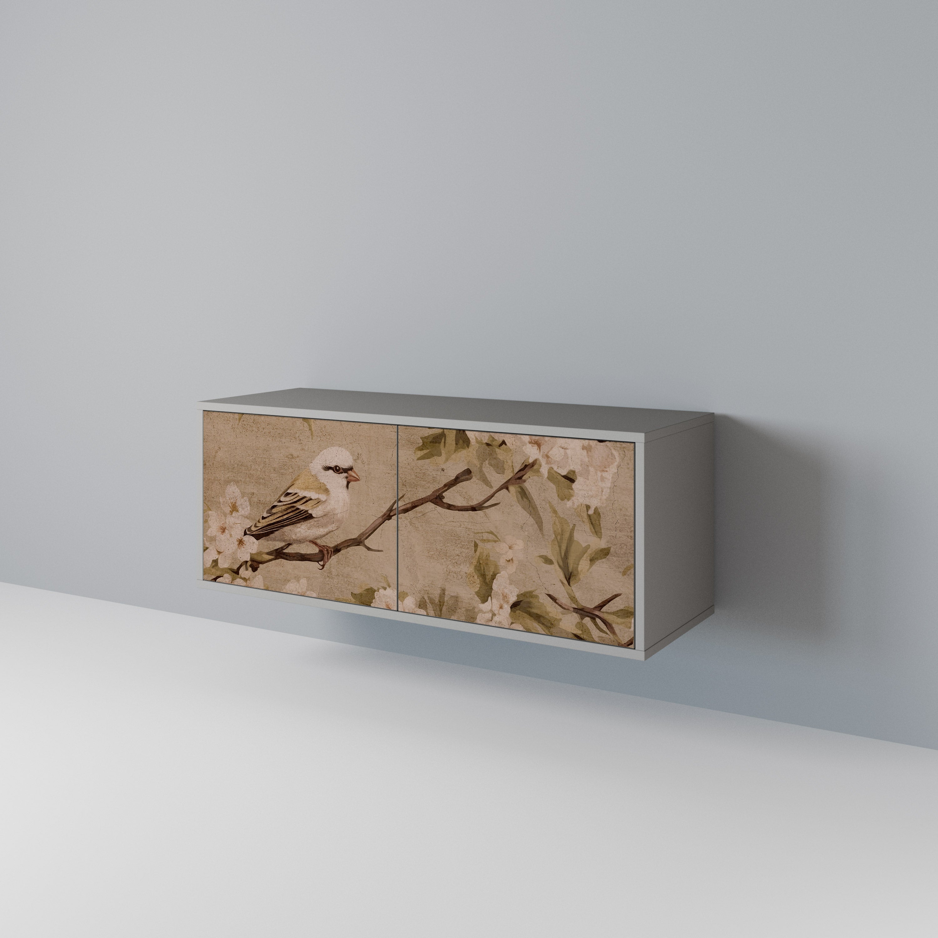 PETAL DISTINGUISH Kompaktes 2-türiges TV-Lowboard