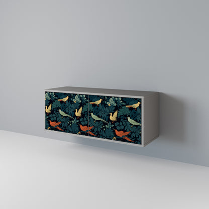 FOWL ORNAMENT Kompaktes 2-türiges TV-Lowboard
