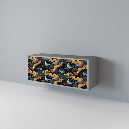 FOWLY DAZE Kompaktes 2-türiges TV-Lowboard